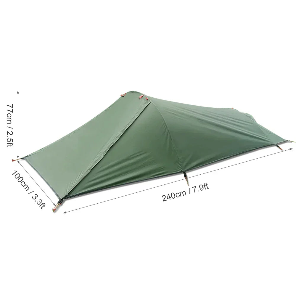 Ultralight Outdoor Single Person Camping Tent-4