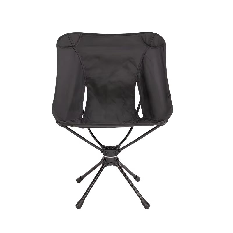 Swivel Detachable Chairs Camping Folding Chair Outdoor Backpacking Lightweight Seat with Carry Bag for Fishing Hiking