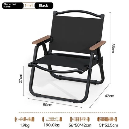 Kemite Camping Chair, Outdoor Folding Chair, Portable Ultra-Light Camping Chair, Beach Chair, Outdoor Chair, Picnic