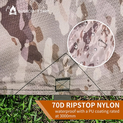 Lightweight Waterproof Sunshade Outdoor Awning Mat Tent Camping Shelter Beach Heat Tents Patio Tarp Hammock Canopy Nature Hike