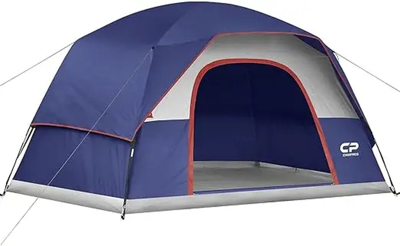 Tents for Camping 4-6 Person Tent Waterproof Windproof Double Layer Family Camping Tent, Easy Setup Dome Tent with Large Mesh W