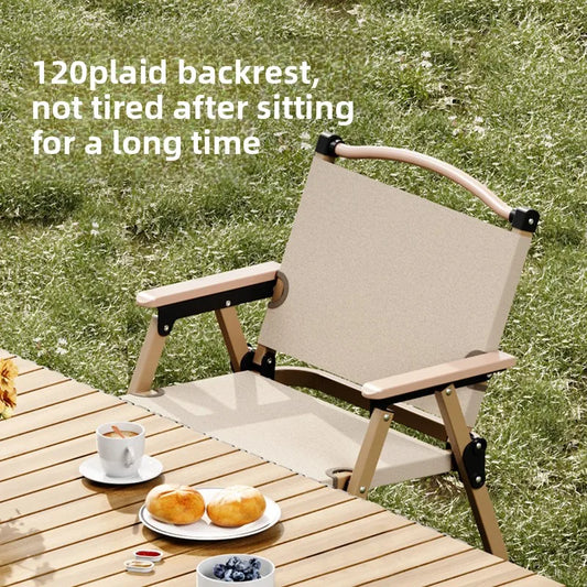 Kemite Camping Chair, Outdoor Folding Chair, Portable Ultra-Light Camping Chair, Beach Chair, Outdoor Chair, Picnic