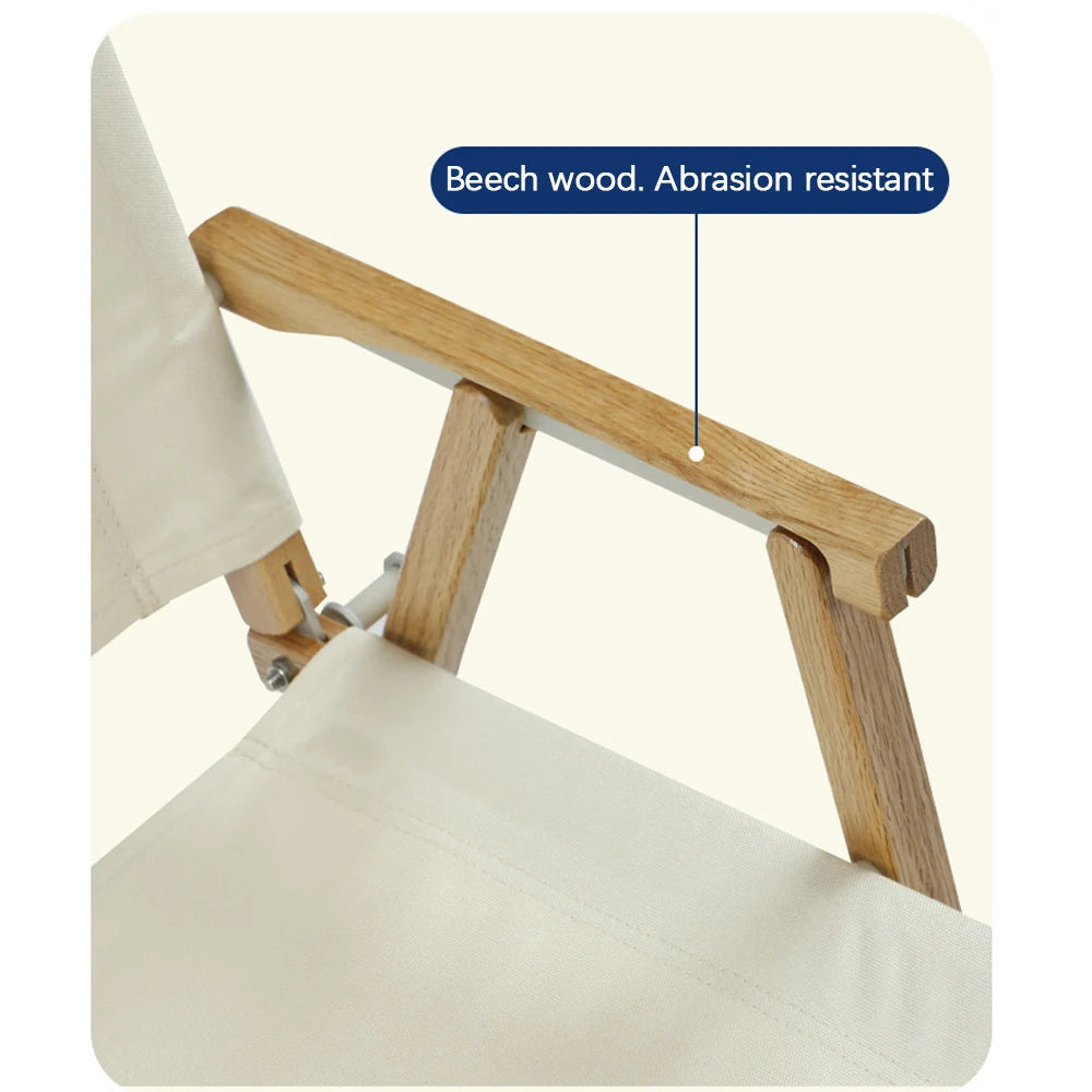 Oak Solid Wood Kermit Chair Outdoor Folding Chair Portable Fishing Stool Camping Folding Chair Camping Chair Beach Chair