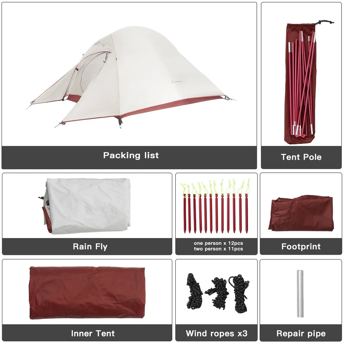 Ultralight Camping Tent Backpack Tent-2