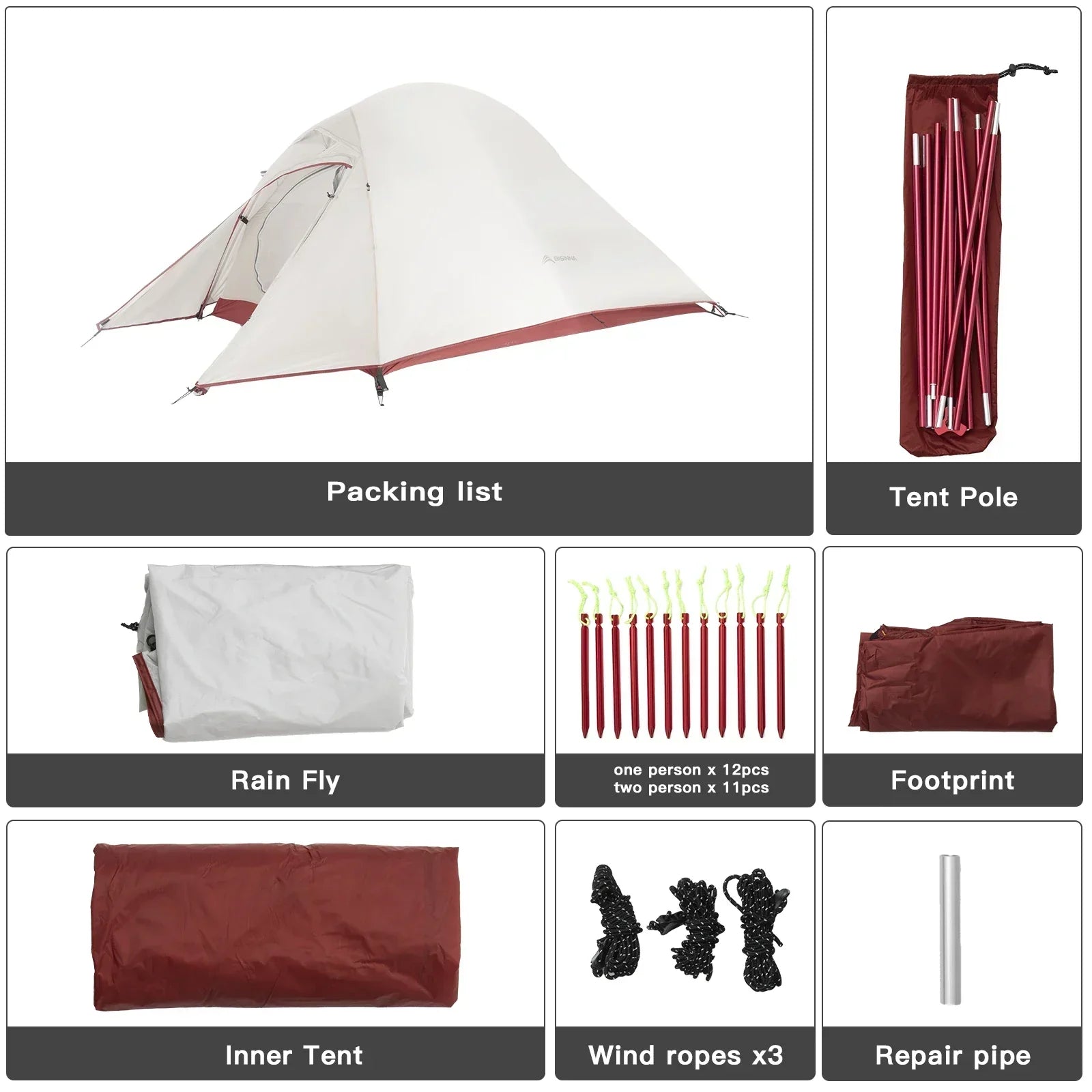 Ultralight Camping Tent Backpack Tent-2