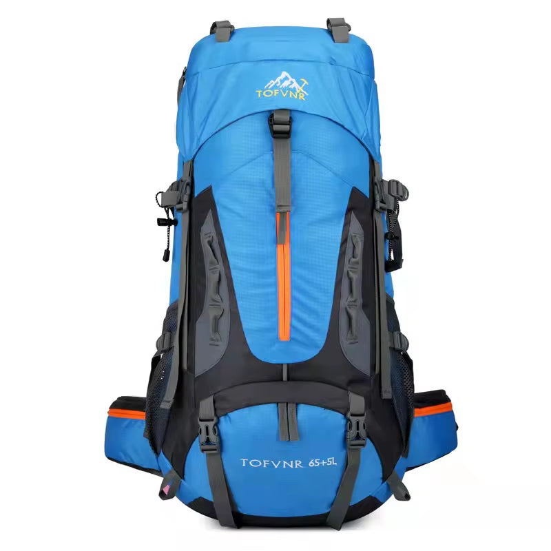 70L Camping Backpack Men'S Travel Bag Climbing Rucksack Large Hiking Storage Pack Outdoor Mountaineering Sports Shoulder Bags