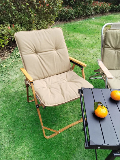Lohascamping Camping Winter Chair Cover Seat Cushion 5CM Thick Camping Warm Chair Cusion Pads Relaxation Comfortable Chair Cush