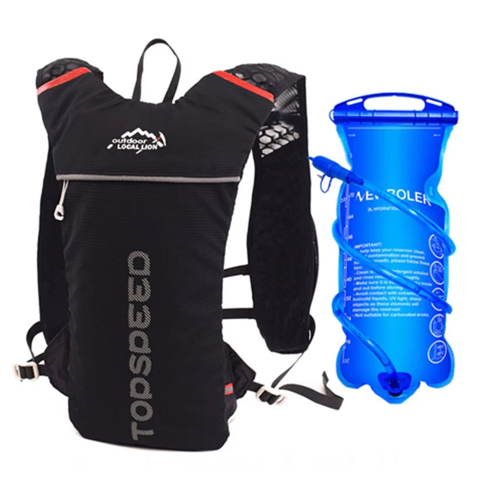 Trail Running-Ultra-Light 5L Backpack, Running Hydration Vest, Marathon, Bicycle 2L Water Bag