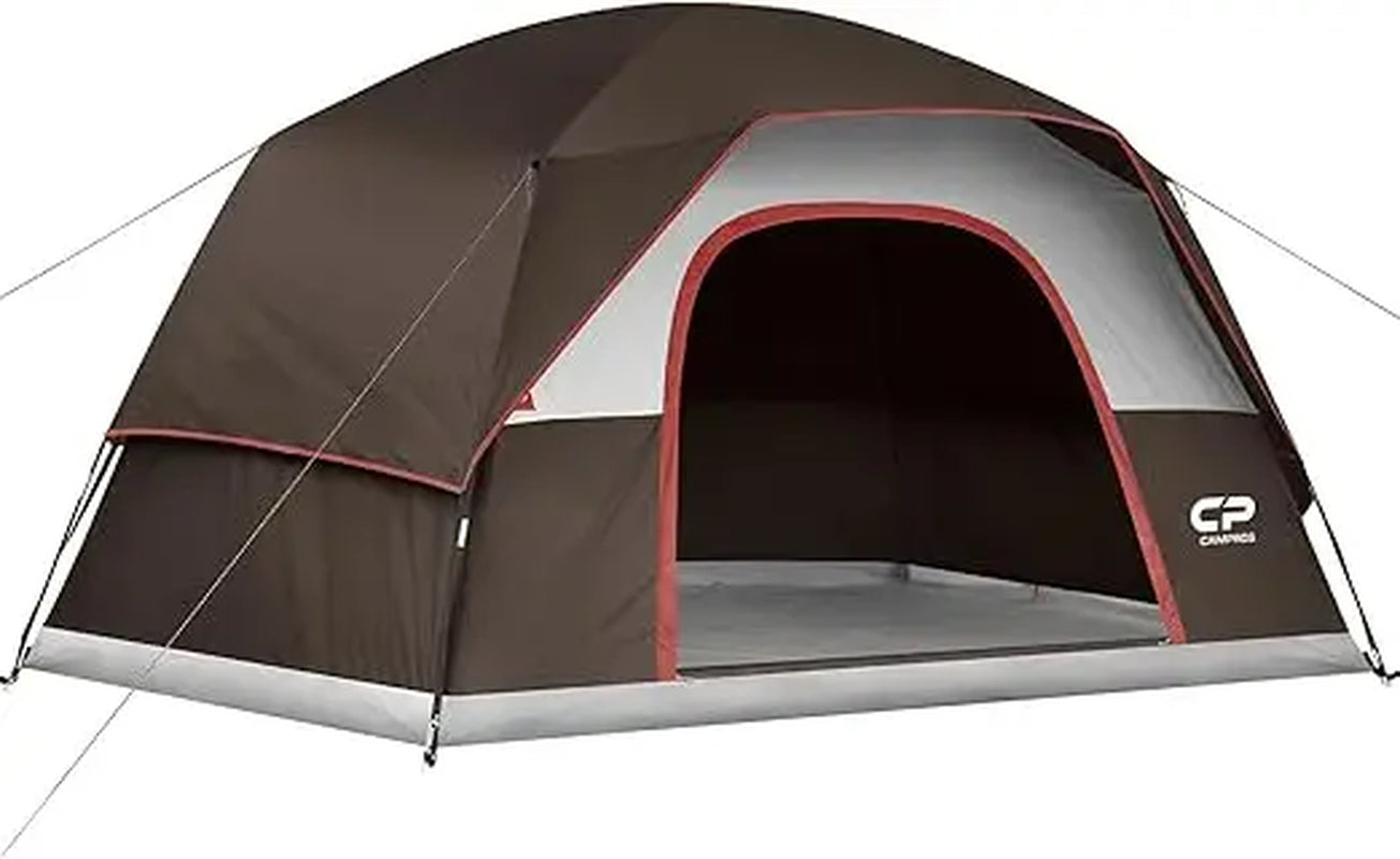 Tents for Camping 4-6 Person Tent Waterproof Windproof Double Layer Family Camping Tent, Easy Setup Dome Tent with Large Mesh W