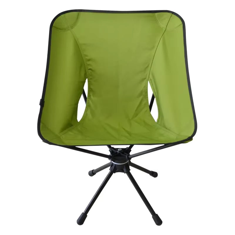 Swivel Detachable Chairs Camping Folding Chair Outdoor Backpacking Lightweight Seat with Carry Bag for Fishing Hiking