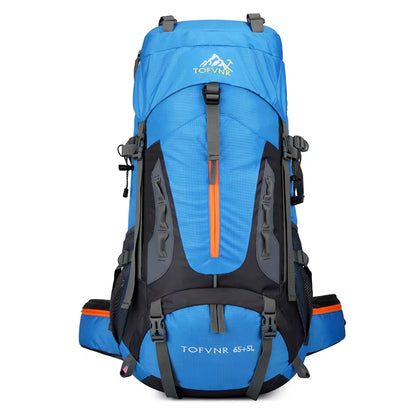 70L Camping Backpack Men'S Travel Bag Climbing Rucksack Large Hiking Storage Pack Outdoor Mountaineering Sports Shoulder Bags