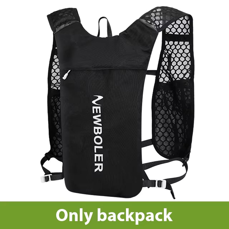 Trail Running-Ultra-Light 5L Backpack, Running Hydration Vest, Marathon, Bicycle 2L Water Bag