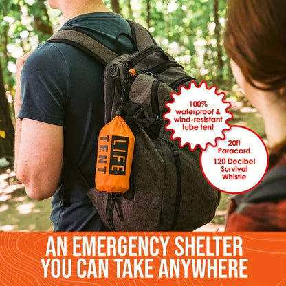 Outdoor Insulated Emergency Tent for 2 Persons-1