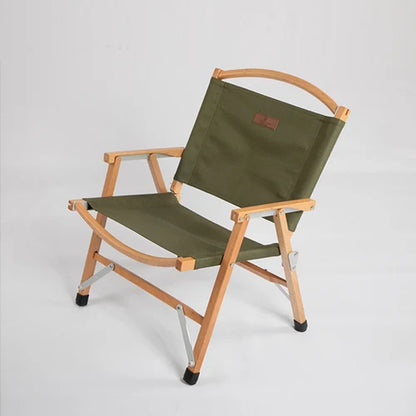 Oak Solid Wood Kermit Chair Outdoor Folding Chair Portable Fishing Stool Camping Folding Chair Camping Chair Beach Chair