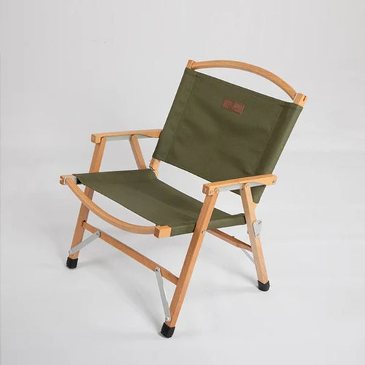 Oak Solid Wood Kermit Chair Outdoor Folding Chair Portable Fishing Stool Camping Folding Chair Camping Chair Beach Chair