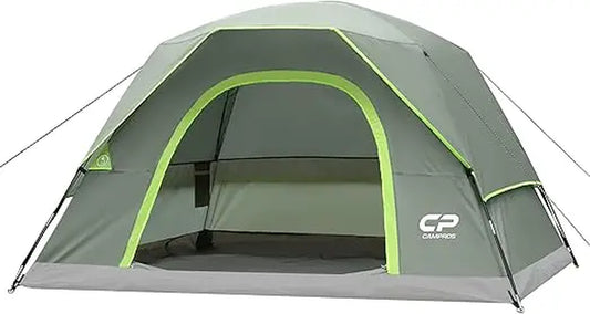 Tents for Camping 4-6 Person Tent Waterproof Windproof Double Layer Family Camping Tent, Easy Setup Dome Tent with Large Mesh W