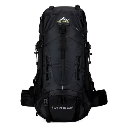 70L Camping Backpack Men'S Travel Bag Climbing Rucksack Large Hiking Storage Pack Outdoor Mountaineering Sports Shoulder Bags
