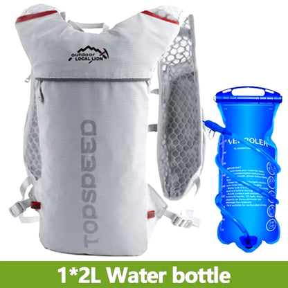 Trail Running-Ultra-Light 5L Backpack, Running Hydration Vest, Marathon, Bicycle 2L Water Bag
