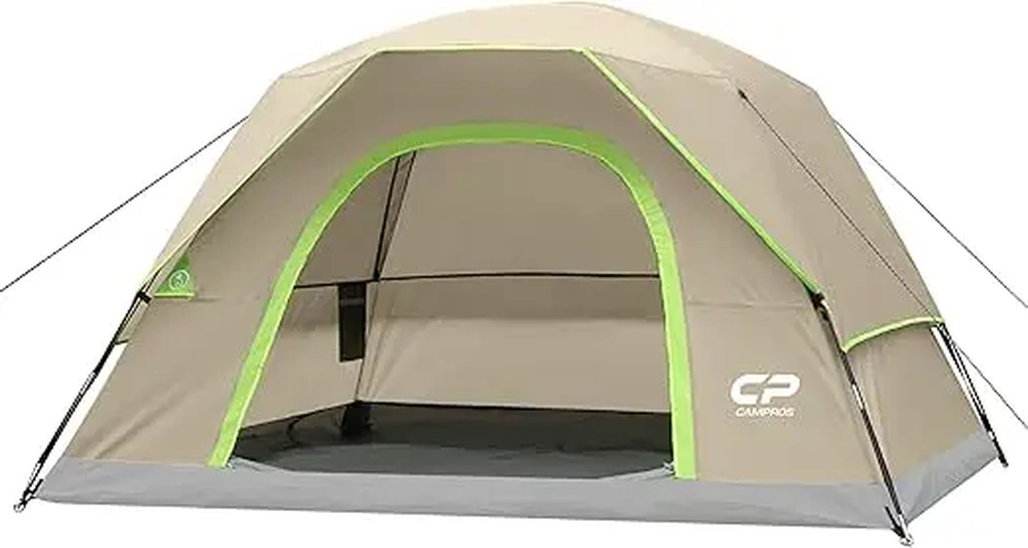 Tents for Camping 4-6 Person Tent Waterproof Windproof Double Layer Family Camping Tent, Easy Setup Dome Tent with Large Mesh W